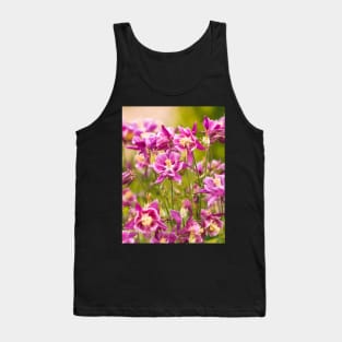 Pink columbines blooming Tank Top